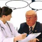 TRUMP AT THE DOCTOR