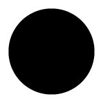 Círculo negro Black circle