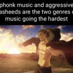 phonk music and agressive nasheeds are 2 hardest music genres