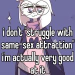me being gay