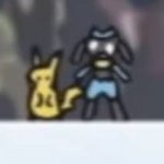 Pikachu and riolu