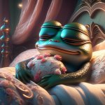 Pepe in bed