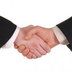 formal handshake