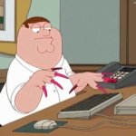 Peter Griffin Secretary GIF Template