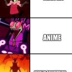 Netflix meme about Netflix movie!Not bad! | MANGA; ANIME; NETFLIX ADAPTATION | image tagged in invader zim,netflix | made w/ Imgflip meme maker