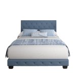 Blue Bed Transparent PNG