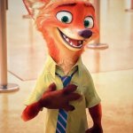 Happy Fox | THE FACE YOU MAKE WHEN; YOU HEAR SOMETHING HEARTWARMING | image tagged in nick wilde happy,zootopia,nick wilde,the face you make when,funny,memes | made w/ Imgflip meme maker