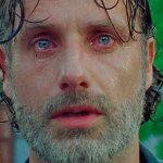 Crying Rick Grimes