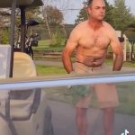 Golf Freakout Guy GIF Template