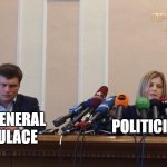 relatable | POLITICIANS; THE GENERAL POPULACE | image tagged in natalia poklonskaya behind microphones | made w/ Imgflip meme maker