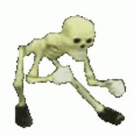 Skeleton Dancing Troll template