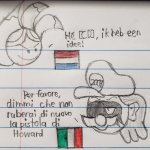 Goofy languages (drawn by TheSpoopyBoy2009)