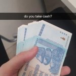 Do you take cash