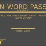 n-word pass