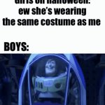 Clone squad | Girls on halloween: ew she’s wearing the same costume as me; BOYS: | image tagged in gifs,fun stream | made w/ Imgflip video-to-gif maker