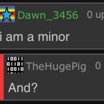TheHugePig and meme