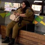 Hummus-Hamas eating IDF woman
