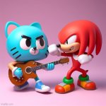 Gumball and knuckles