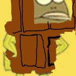 Tom with a chocolate bar costume | image tagged in better tom background,tom,chocolate,chocolate spongebob,halloween,costume | made w/ Imgflip meme maker