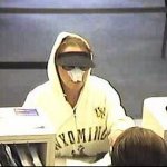 Female maqued bank robber