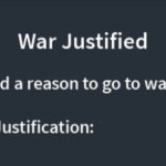 War Justified meme