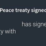 Peace Treaty meme