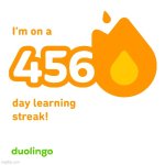 I’m in a 456 day learning