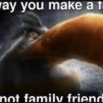 The way you make a family is not family friendly