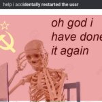 I started the ussr