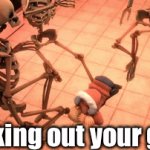 That meme is annoying as hell | Sticking out your gya- | image tagged in gifs,child abuse | made w/ Imgflip video-to-gif maker