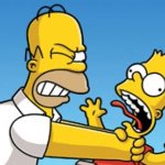 Homer Choking Bart