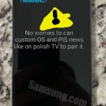 Smasung Warning (Link Samsung Com) | ! WARNING ! No worries to can custom OS and PIS news like on polish TV to pair it. Samsung.com | image tagged in smasnug,welcome to imgflip,memes | made w/ Imgflip meme maker