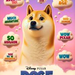 Disney Pixar Doge Movie poster template