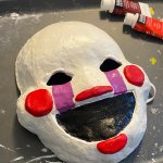 Homemade puppet mask