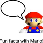 Fun facts with Mario