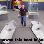I sawed this boat in half template