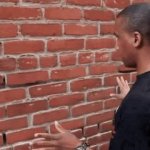 Talking to wall sped-up GIF Template