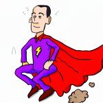fart man with cape