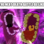 The thing we do be do for love | THE NEXT DEATH BATTLE BE LIKE | image tagged in scooby doo and courage the cowardly dog screaming,death battle,scooby doo,courage the cowardly dog,cartoon network,cartoons | made w/ Imgflip meme maker