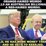 Orange hair