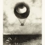 I'm still on my art spree so I present you Odilon Redon's: | "THE EYE LIKE A STRANGE BALLOON MOUNTS TOWARD INFINITY"; THIS IS PART OF THE -SYMBOLISM- AN ART MOVEMENT THAT ORIGINATED IN BELGIUM | image tagged in the eye like a strange balloon mounts toward infinity | made w/ Imgflip meme maker