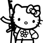 Hello Kitty AK47 meme