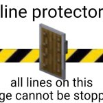 line protector meme