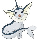 Vaporeon blanco