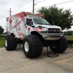Monster truck ambulance template