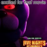 Repost if excited for the fnaf movie meme