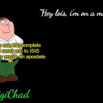 LuigiChad Peter Griffin announcement