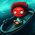 joopie in a boat