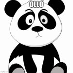 Panda | OLLO | image tagged in panda | made w/ Imgflip meme maker