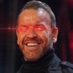 AEW Christian Cage glowing red eyes meme